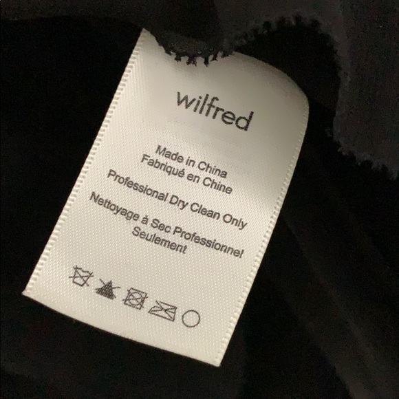 Aritzia Wilfred Sheer Black Blouse - Picture 4 of 7